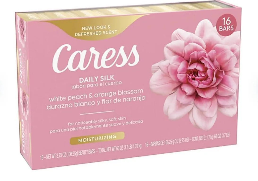 Caress Daily Silk Beauty Bar Soap 60oz 16pk