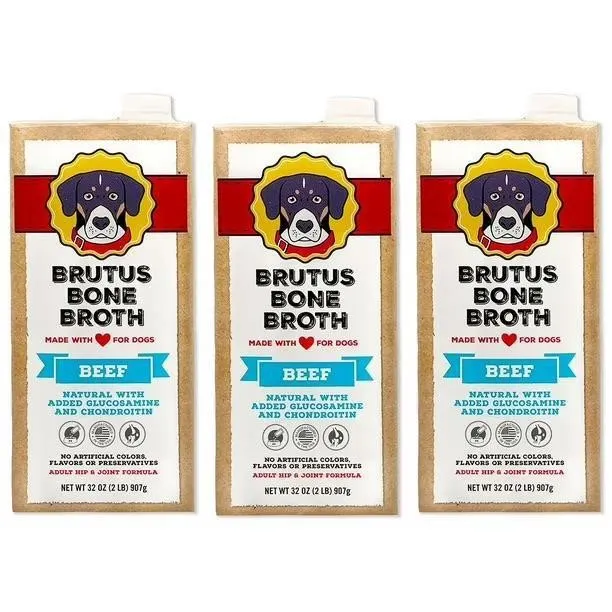 Brutus Bone Broth Beef Bone Broth Adult Dog Meal
