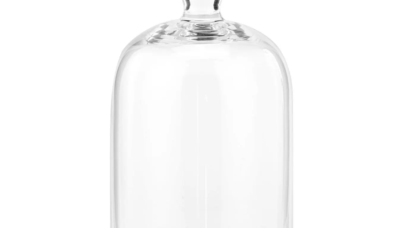 Demdaco Decorative Glass Candle Cloche 4 x 7 in