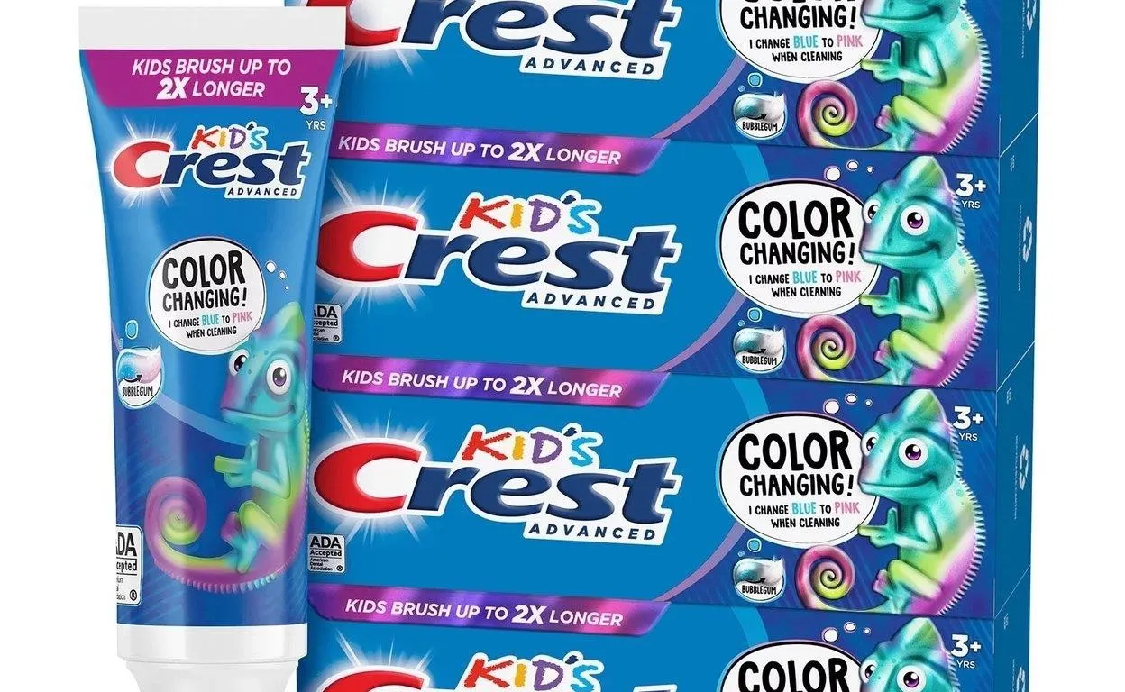 Crest Kids Color Change Fluoride Toothpaste...