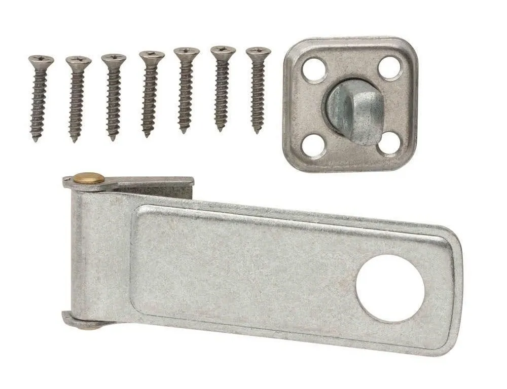 Everbilt 4-12 In. Galvanized Rotating Post Hasp