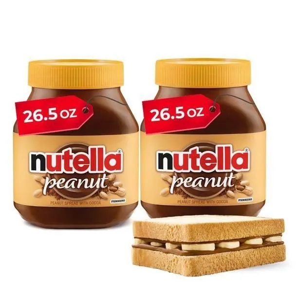 Nutella Peanut Spread 26.5 oz 2pk