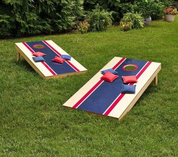 Cornhole Board Set With Led Lights 2x4