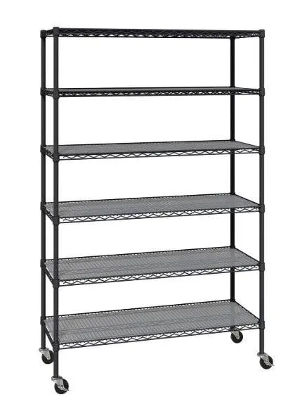 -Tier NSF Heavy Duty Wire Shelving 48x18x72 In