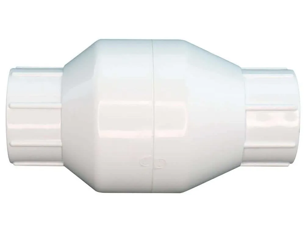 Everbilt PVCCV1 1 in. Slip PVC Check Valve