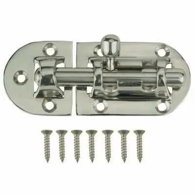 Gatehouse 3-58 in. Stainless Steel Barrel Bolt