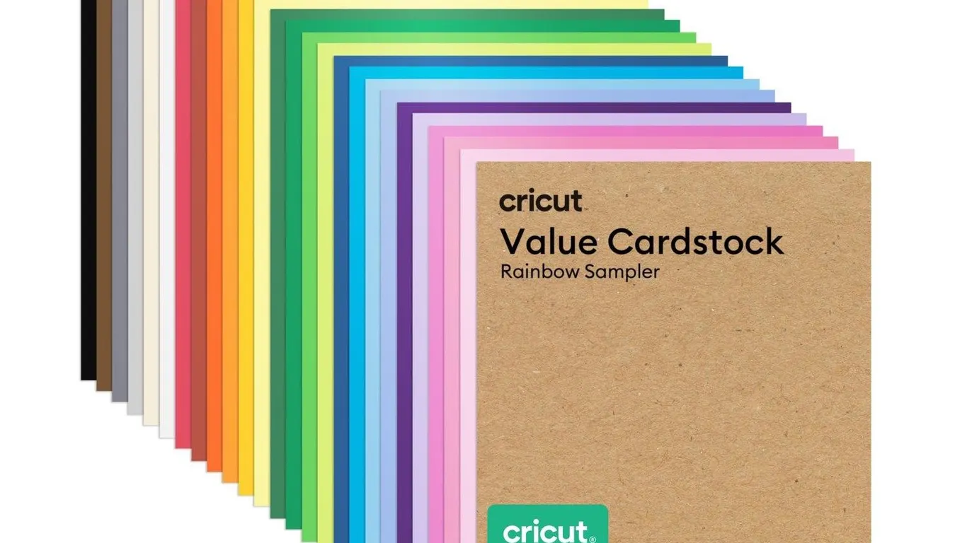 Cricut Cardstock Paper Rainbow Sampler 125ct