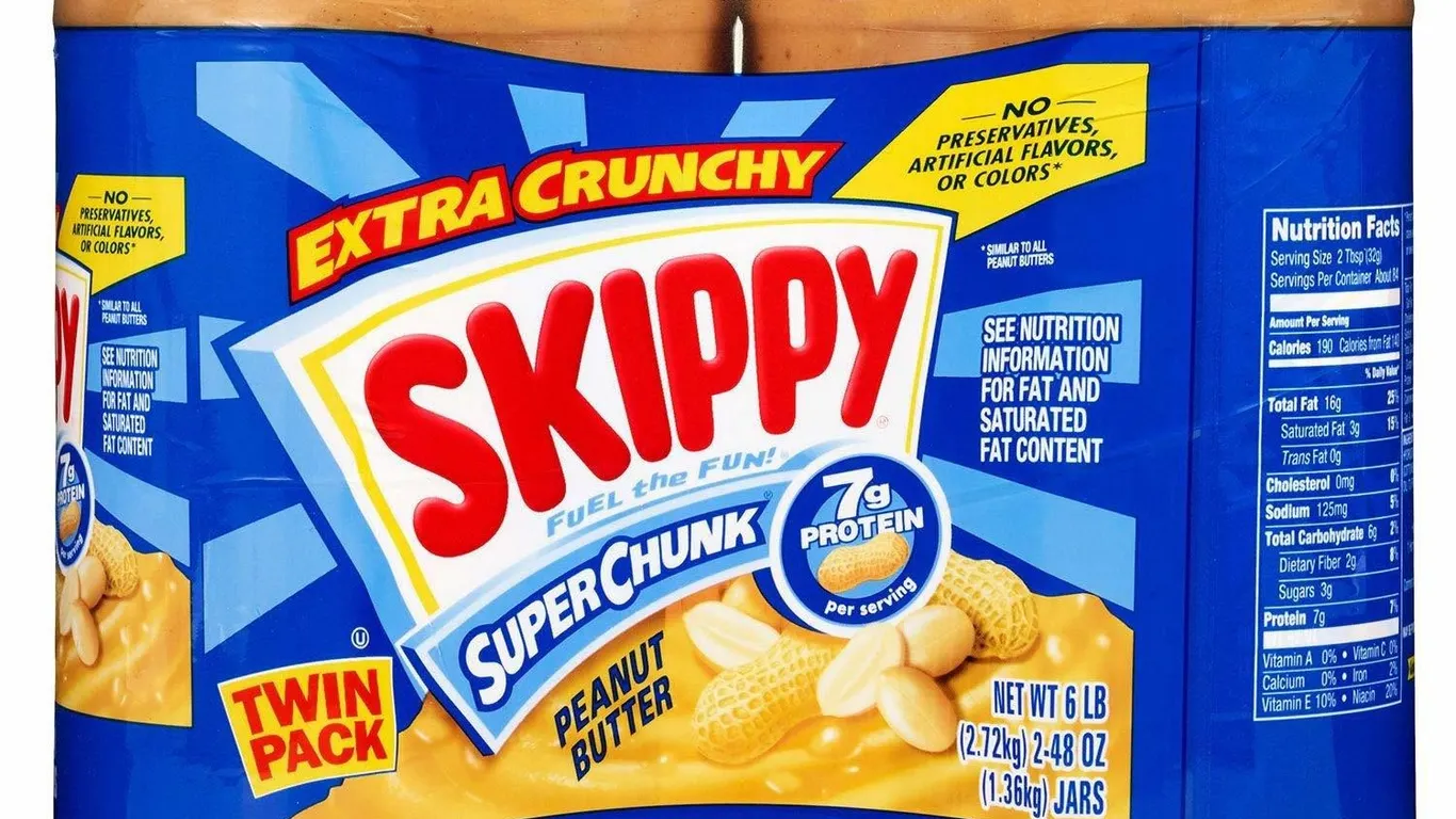 Skippy Chunky Peanut Butter 96 oz 2pk