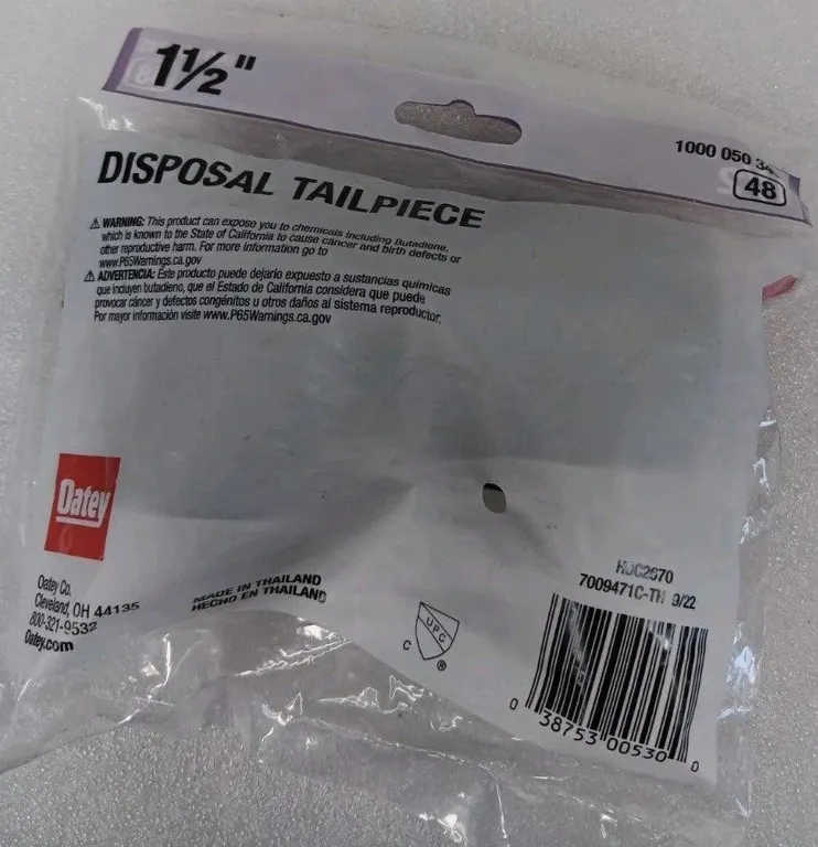 Oatey Plastic Disposal Accessory