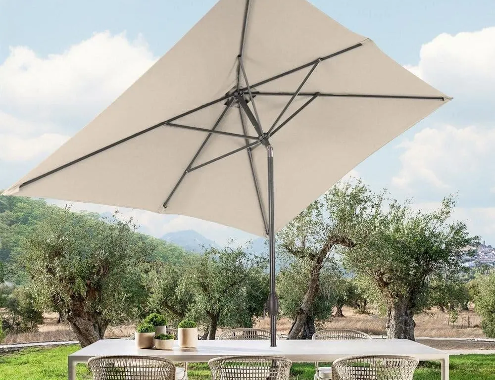 Sanluce CZ-JU-310-BG 6x9 Ft Patio Umbrella Beige