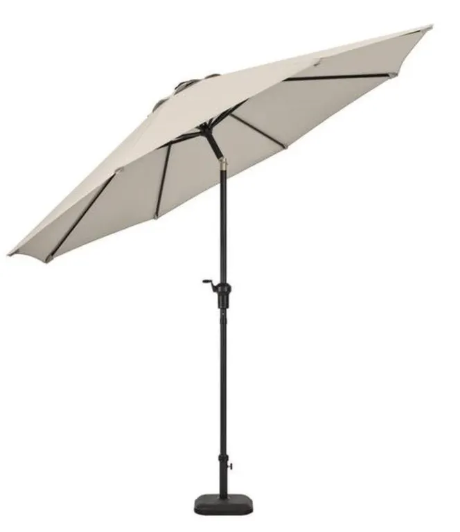 Hampton Bay 9 ft. Aluminum Market Patio Umbrella
