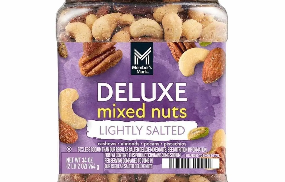 Deluxe Mixed Nuts Lightly Salted 34 oz Jar
