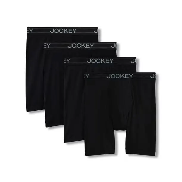 Jockey Lightweight Cotton Blend 7 Boxer 4pk M