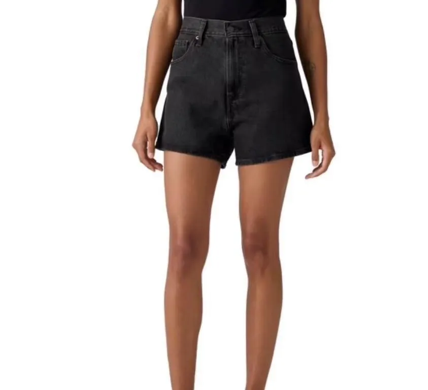 Levis High-Waisted Denim Mom Shorts Size 10