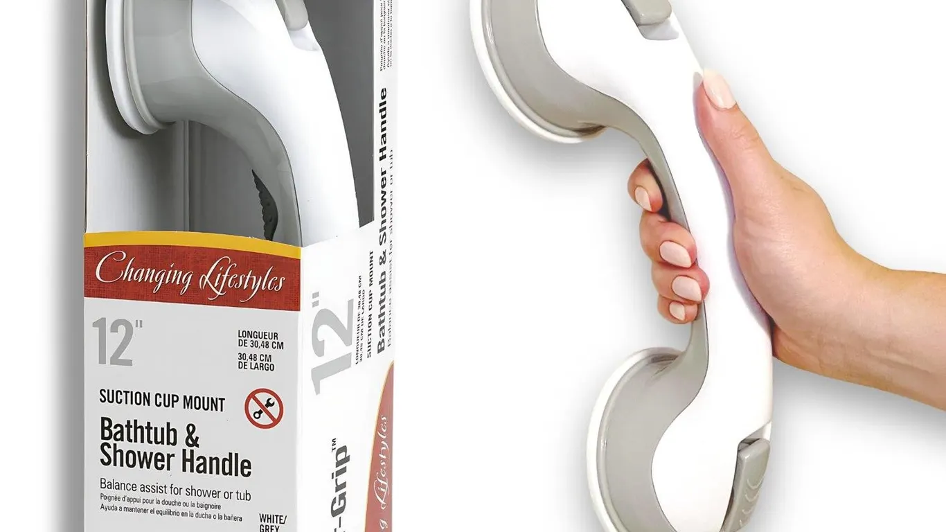 Safe-er-Grip 12 Inch Suction Cup Grab Bar