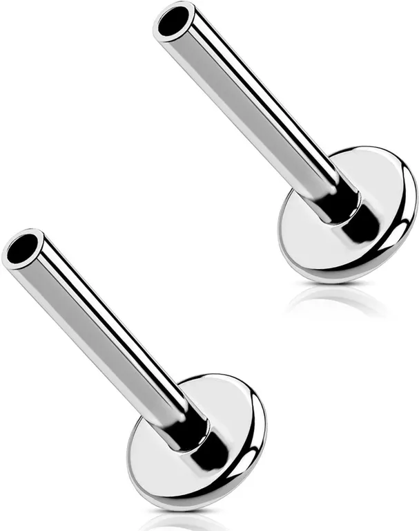 Ms Cute Titanium Tragus Piercing Studs 16g 8mm 2pk