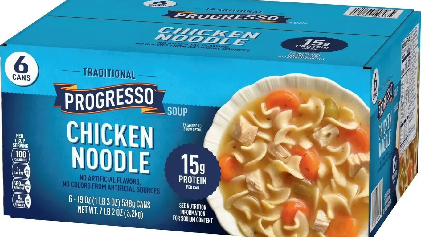 Progresso Chicken Noodle Soup 19 oz 6pk