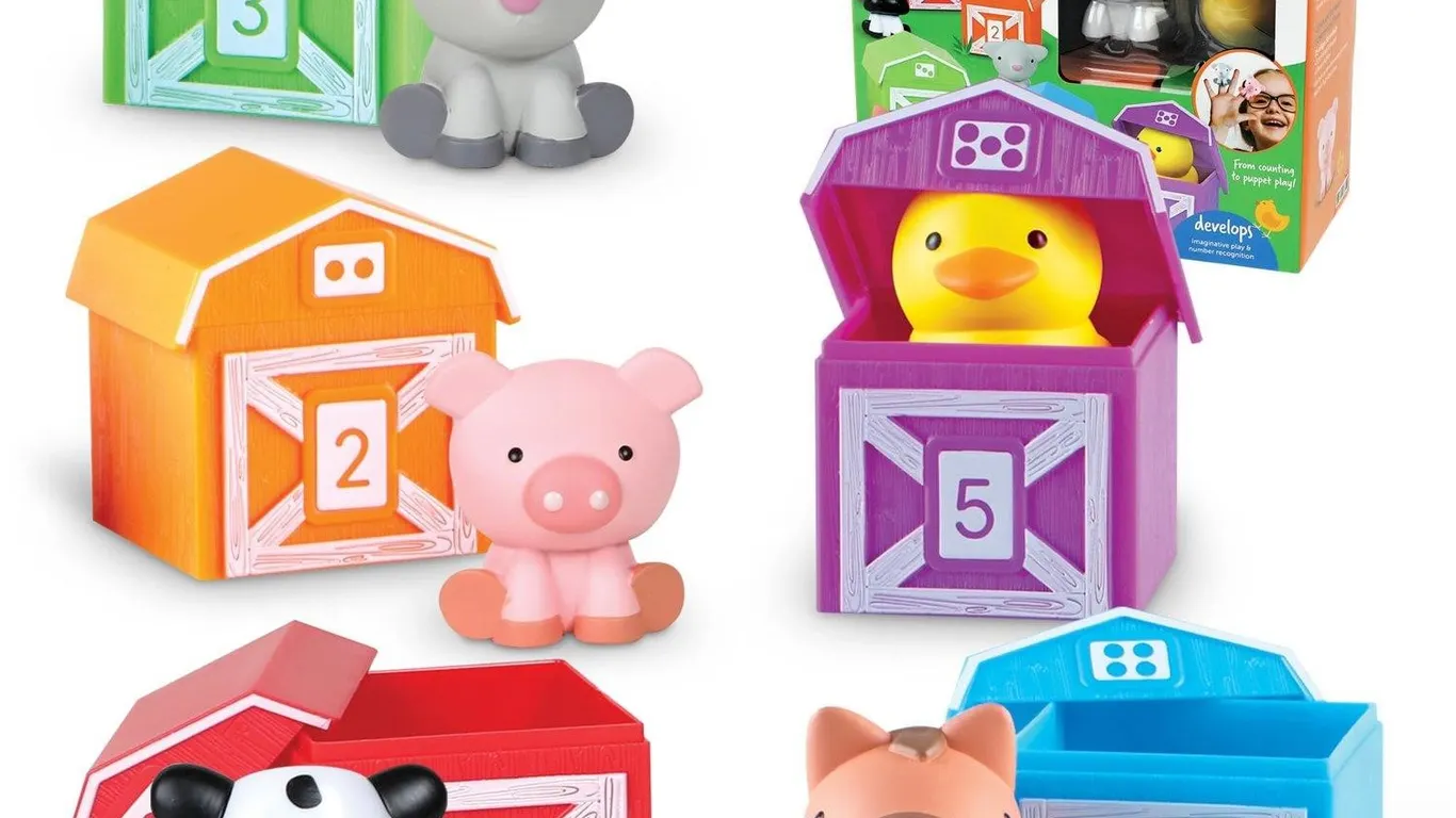 Learning Resources Peekaboo Learning Farm Toy Set