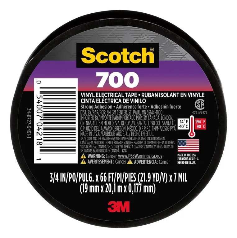 Scotch 700 Vinyl Electrical Tape 34-in x 66-ft