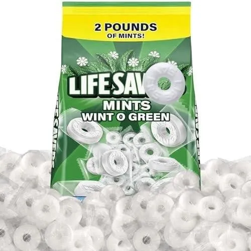 Sweetside Candy Co. Wint O Green Mints 2lb Pack