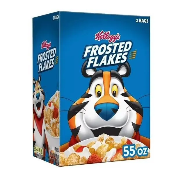 Kelloggs Frosted Flakes Cereal 55 oz
