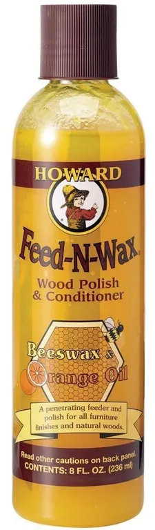 Howard Products Feed-N-Wax Wood Polish 8 oz
