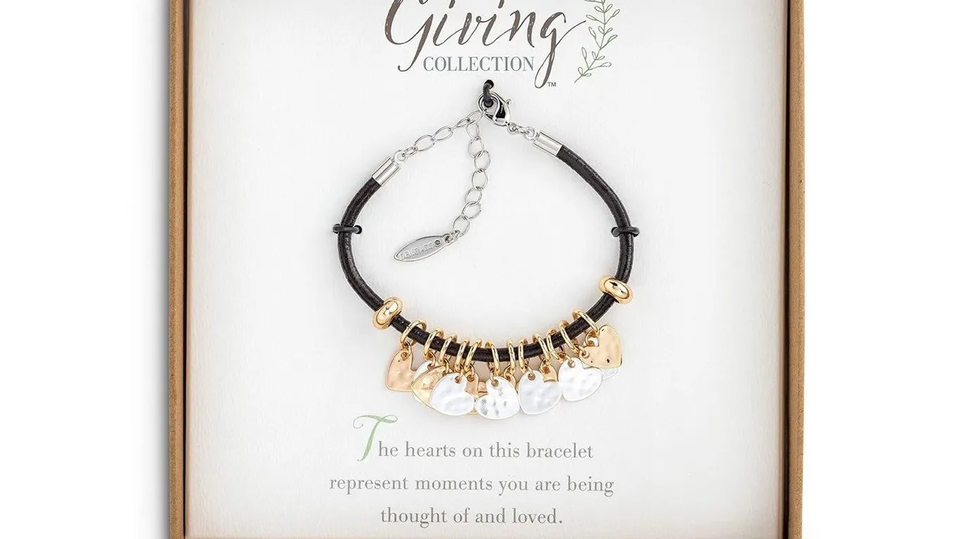 Demdaco Heart Giving Bangle Bracelet 7 Inch