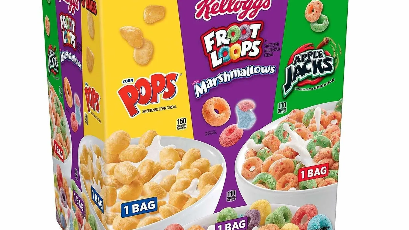 Kelloggs Tri Fun Variety Pack Cold Cereal 37.3oz
