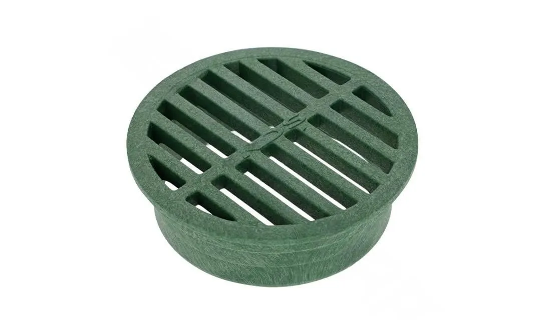 Nds 13 Plastic Round Grate 4-Inch Green