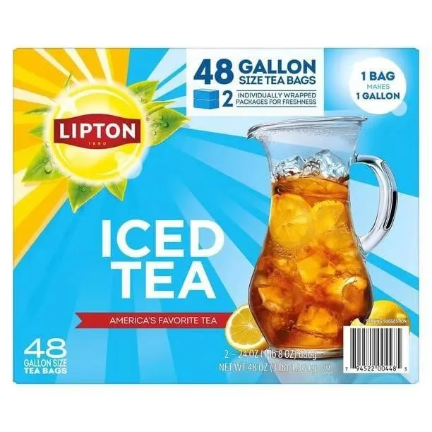 Lipton Iced Tea Gallon Size Tea Bags 48ct
