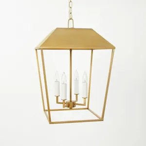 Threshold McGee 81656266 Brass Lantern Pendant