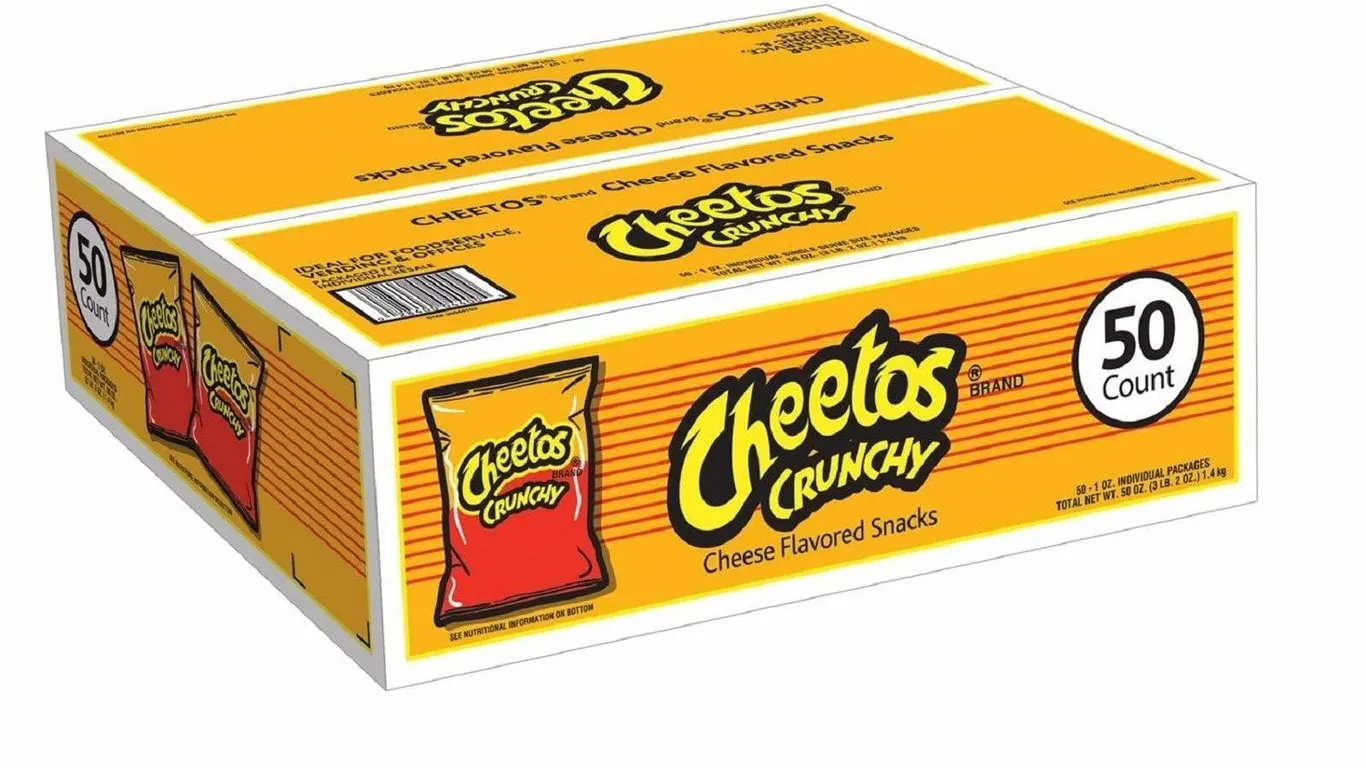 Cheetos Crunchy Cheese Flavored Snacks 50 Ounce