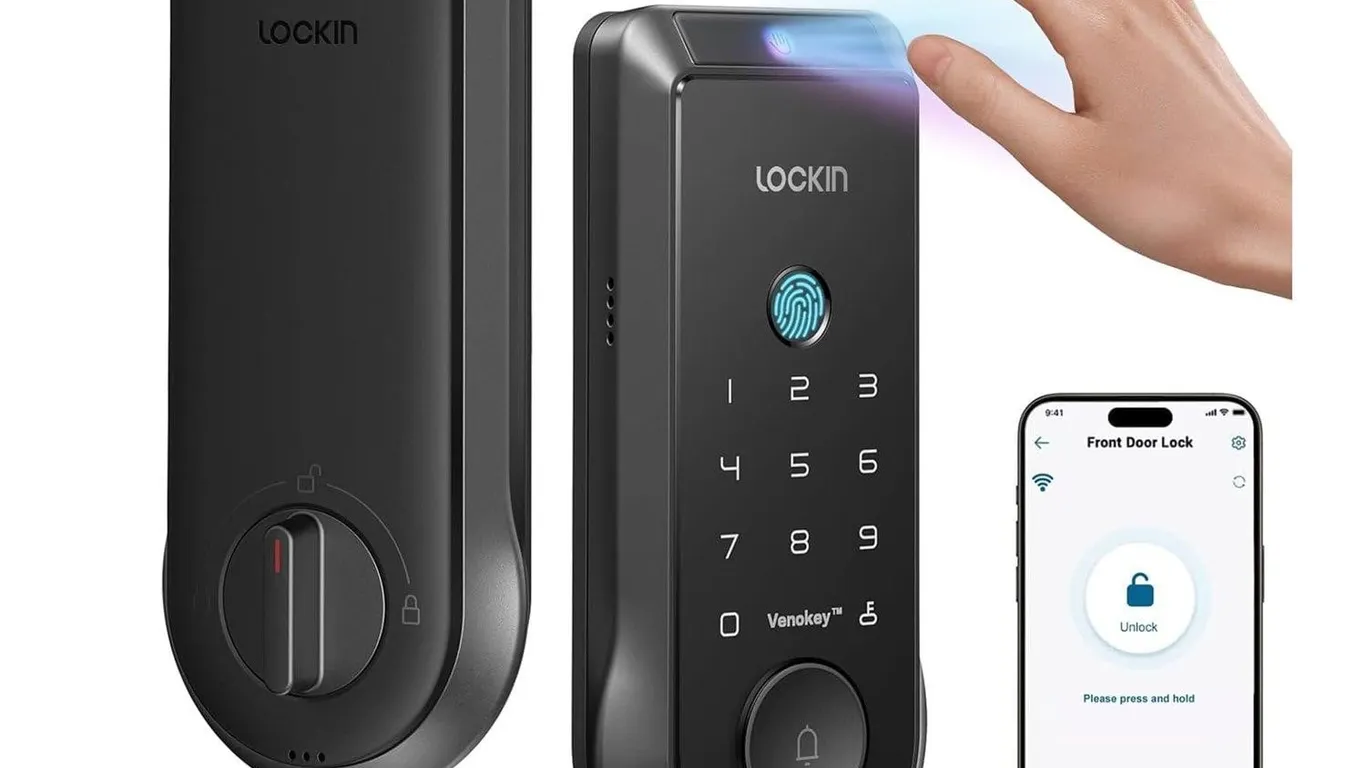 Lockin Veno Smart Palm Vein Fingerprint Door Lock