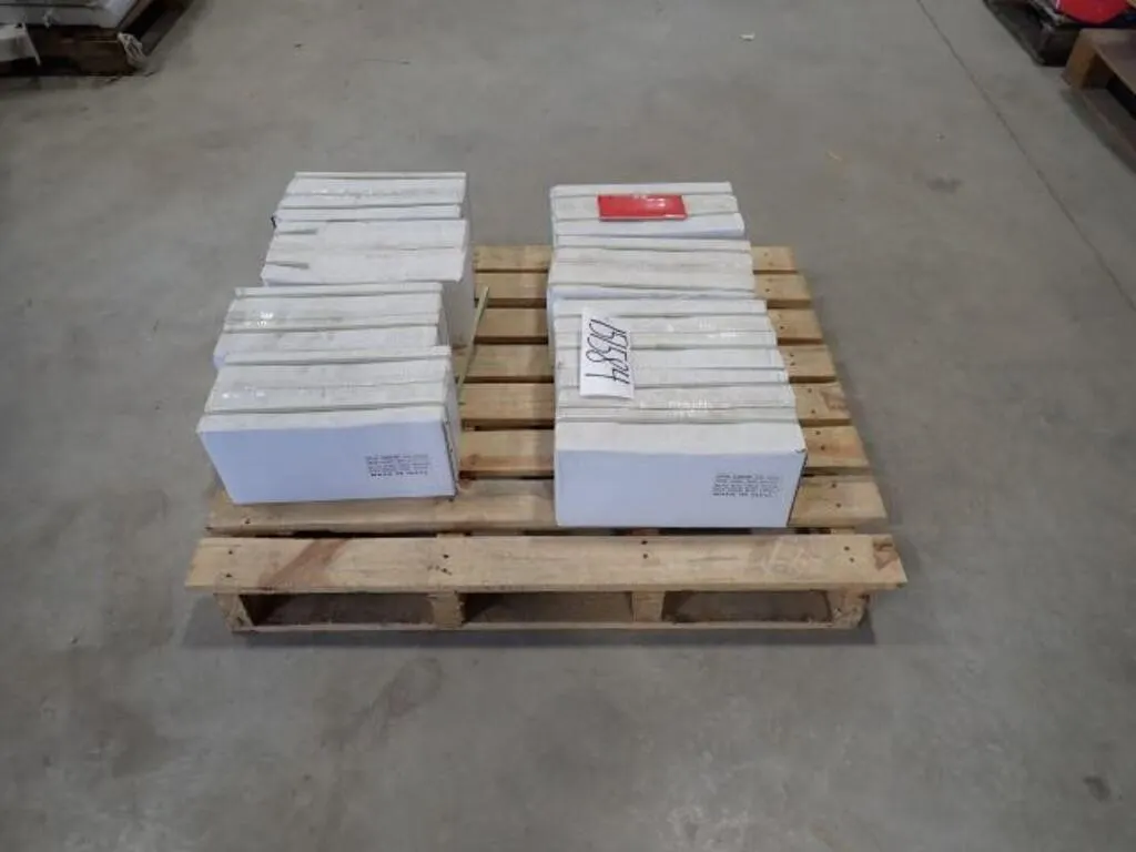 Qty Of (8) Boxes Of 3 In. x 6 In. Blood Red Tile