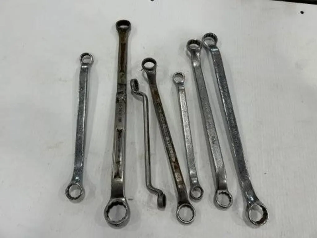 Qty Of (7) Double Box End Wrenches
