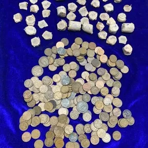 Large Mixed Penny Collection, Loose & Wrapped