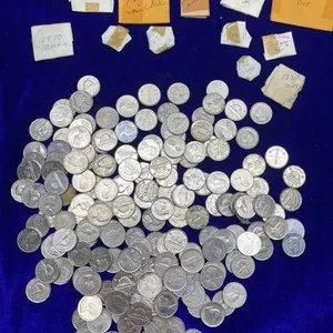 Canada 5 Cent Nickel Coin Lot w/ Wrapped Rolls