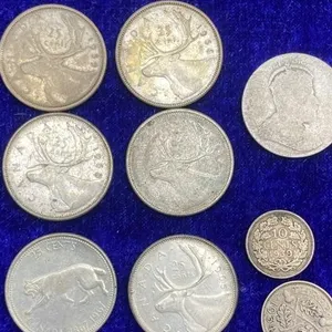 Mixed World Coin Lot: Canada, UK, Netherlands