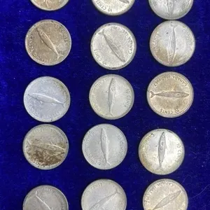 Lot of 14 Canada 1867-1967 10 Cents Coins