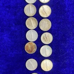 Lot of 13 Canada 1967 10 Cent Coins