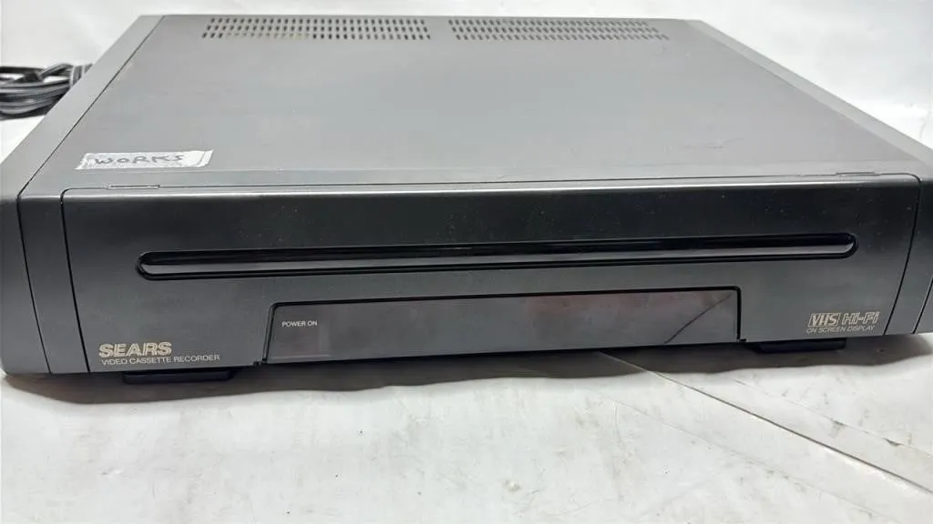 Sears Video Cassette Recorder working