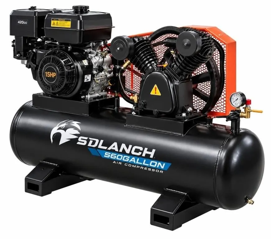 SDLANCH 2026 60 Gallon Heavy-Duty Air Compressor