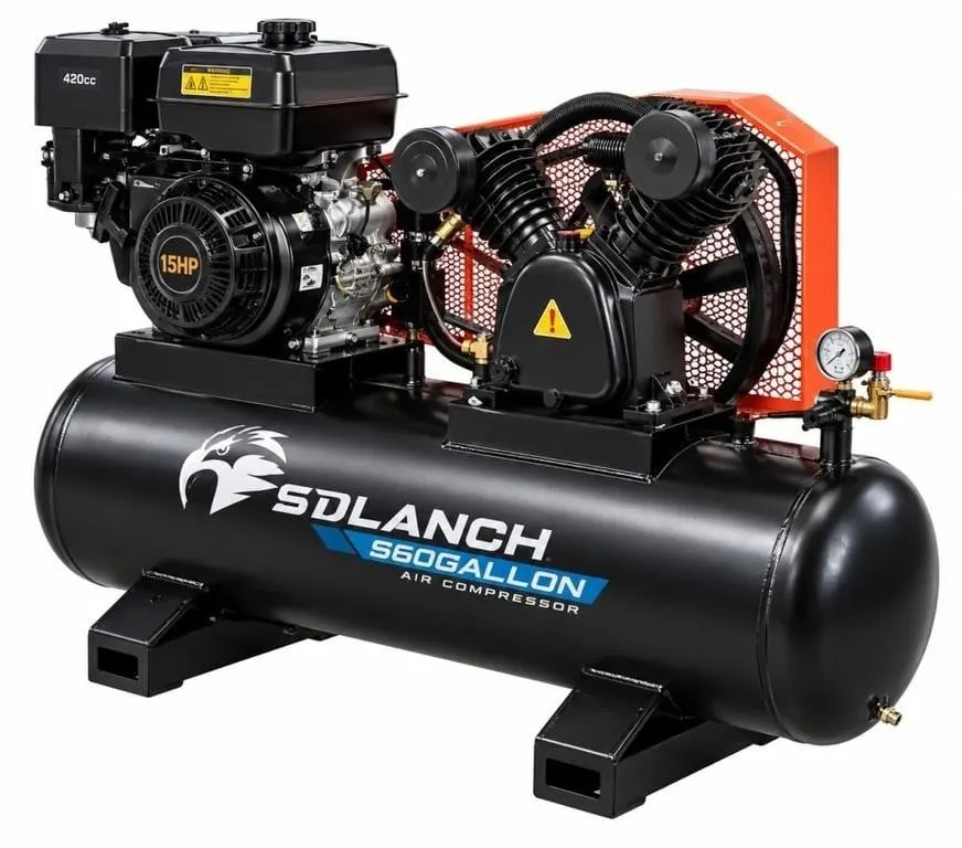 SDLANCH 2026 60 Gallon Heavy-Duty Air Compressor