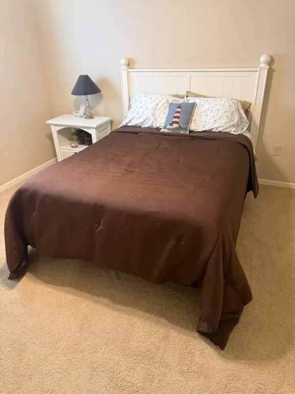 Queen White Headboard Set