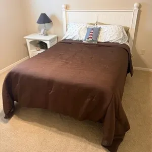Queen White Headboard Set