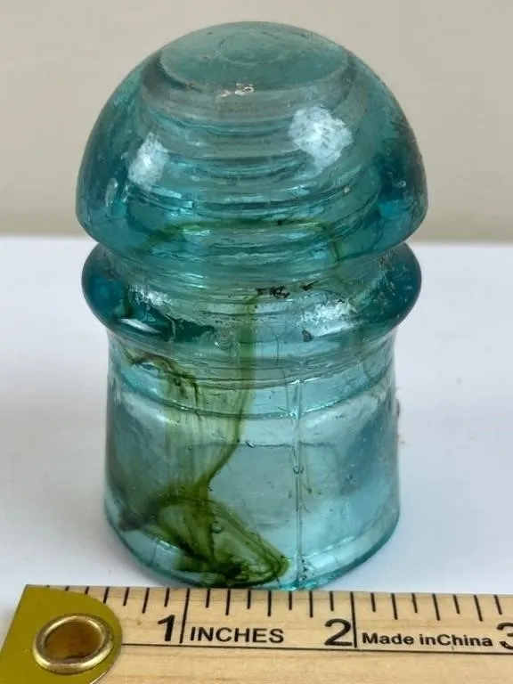 Aqua Glass Electrical Insulator