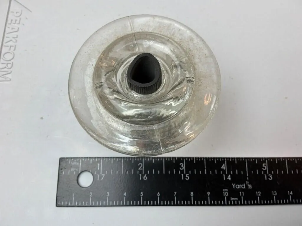 Clear Glass Insulator Component