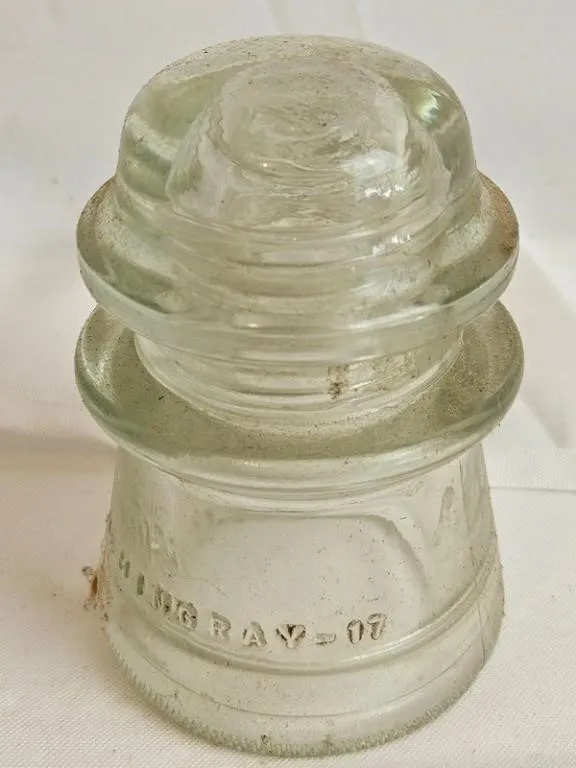 Vintage Hemingray Glass Insulator