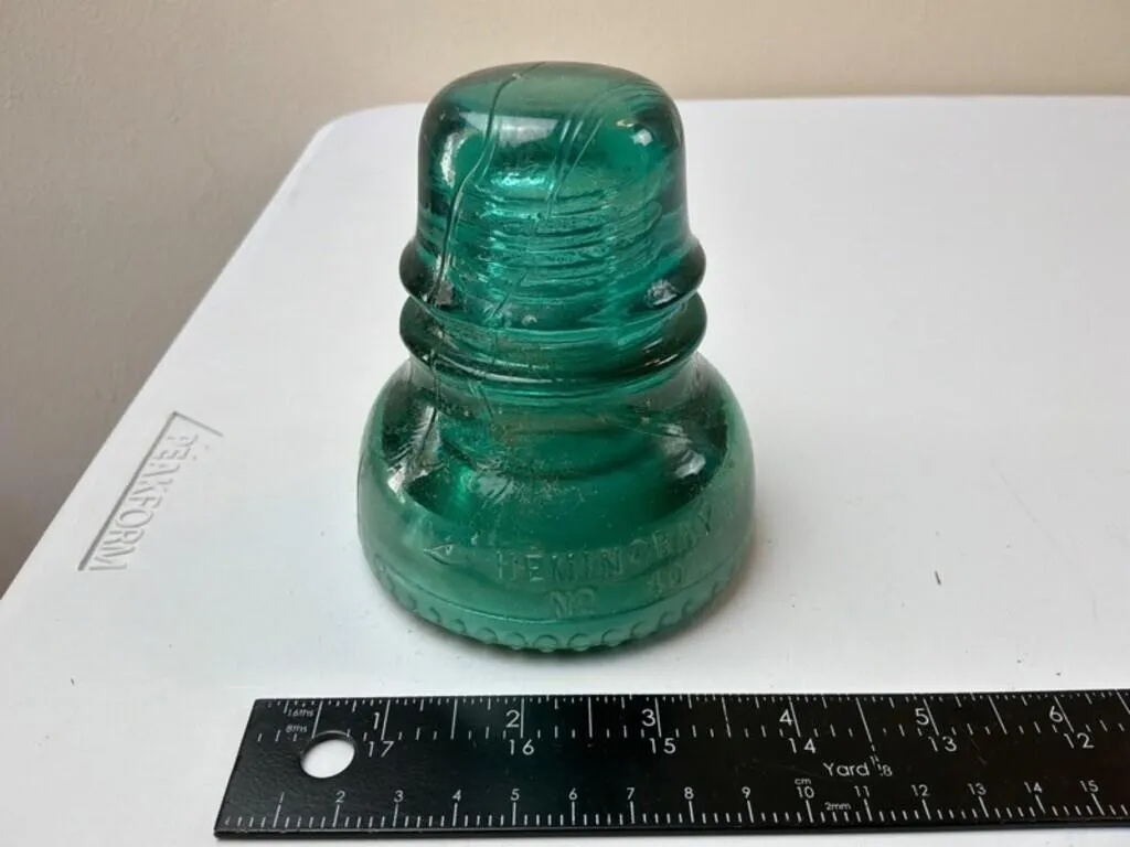 Vintage Hemingray No. 40 Glass Insulator