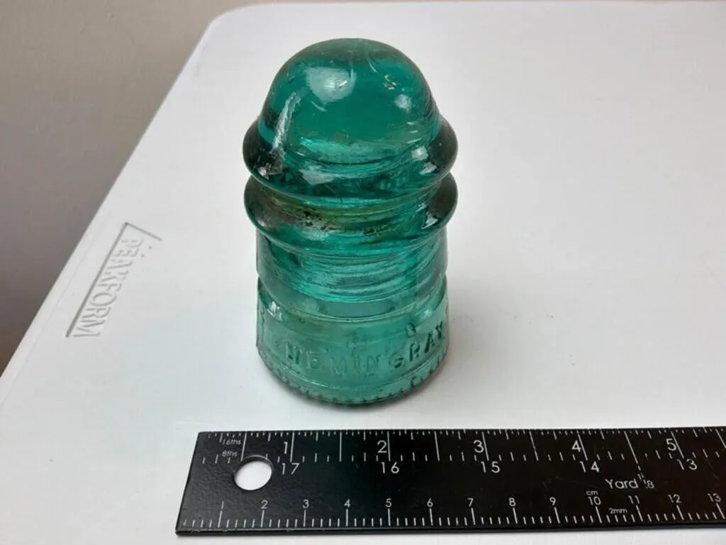 Vintage Hemingray No. 12 Glass Insulator